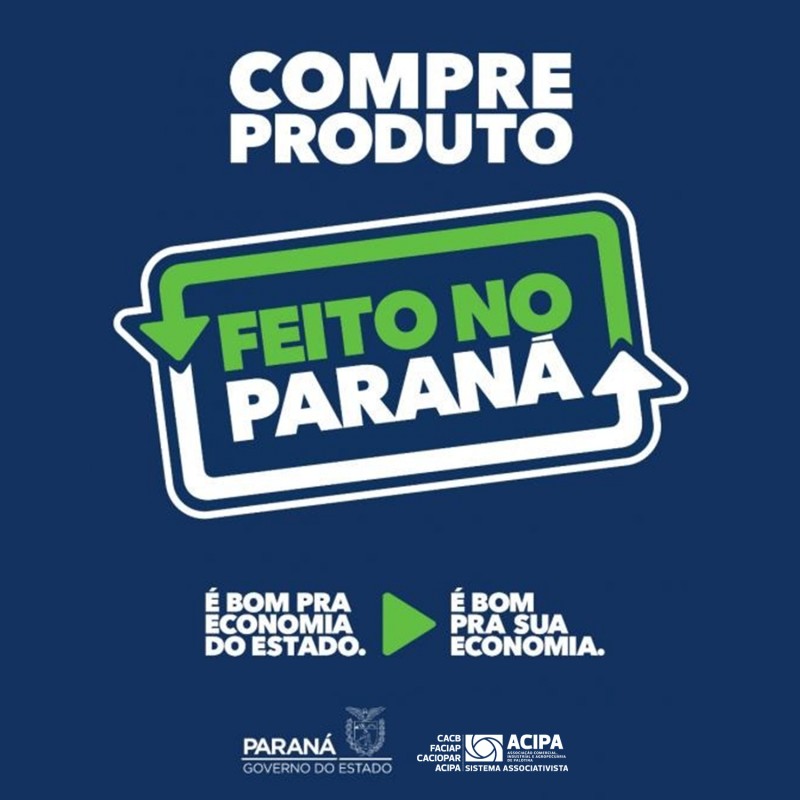 Em apoio ao programa Feito no Paraná, Acipa entrega kits a empresas